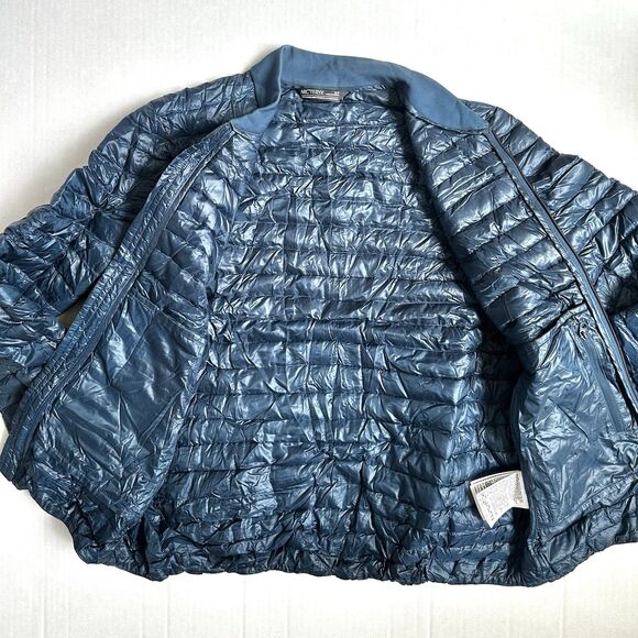 Arc'teryx Nexis Down Puffer Bomber Jacket Full Zip Women's Small Blue Winter - Picture 2 of 12